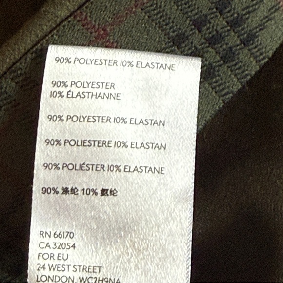 Anthropologie Olive Faux Suede Zip Split Hem Cropped Legging Pants Size 28 #1685 - Picture 6 of 6